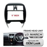 FRAME ANDROID 9 INCH NISSAN MARCH 2015 - 2018