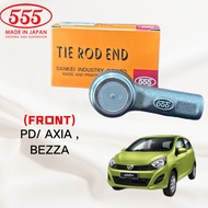 PERODUA AXIA , BEZZA 555 JAPAN BRAND STEERING TIE ROD END (SET 2PCS)