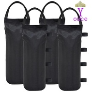 YOUCE 1/4Pcs Garden Gazebo Foot Leg, Black Canopy Tent Sandbag, Portable with Handle Weights Sand Bag Camping