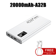 Powerbank 100000mAh heavy duty original A34B PD66W fast charging Power bank 100000mAh 200000mah Mic