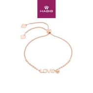 HABIB 925 Silver Adjustable Bracelet CJ-7-BR2