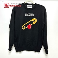 MOSCHINO 別針心形圖案毛衣