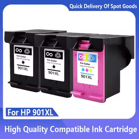 901XL Compatible Ink Cartridge For HP 901 XL Officejet J4530 J4540 J4550 J4580 J4585 J4624 J4640 J46