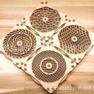 Kinetic Coasters Kinetic Coasters Fidget Spinner Ornaments Wooden Crafts Coasters o