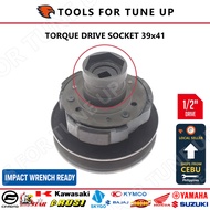 Torque Drive Socket Wrench 39x41mm Back to Back, 1/2 Motorcycle Scooter CVT Tools Heavy Duty