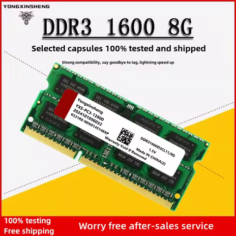Yongxinsheng DDR2 DDR3 RAM 2GB 4GB 8GB 1066MHZ 1333MHZ 1600MHZ notebook computer PC3 12800S universa