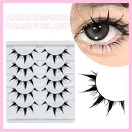 Anime-inspired False Eyelashes Japanese Style Big-eye Eyelashes False Thick And False C8g9