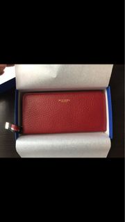 全新 Blue Label 紅色長 銀包
