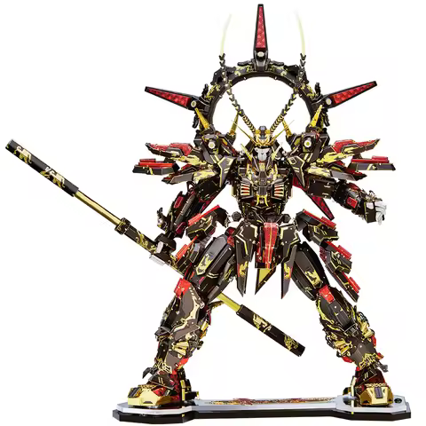 Piececool 3D Metal Model Kits The Monkey King Metal Puzzles DIY Wukong Mecha Assembly Jigsaw Set for