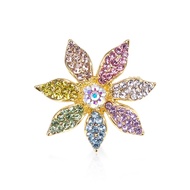 R044 *New Premium Quality OZEL Flower Ring !! Size  ( w x h )  :   34 mm  x  32 mm  - { 9 g }