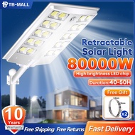 【24-hour shipping】Lampu solar light outdoor lighting 80000W Solar lampu solar IP67 Waterproof solar 