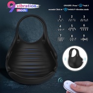 ✿Scrotum Massager Penis Ring Testicle Vibrator For Men Wireless Remote Control Prostate