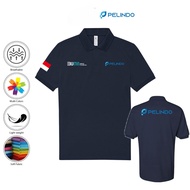 Baju  PELINDO Polo Shirt Kerah Unisex 100%Cotton Polo shirts Pelabuhan Indonesia