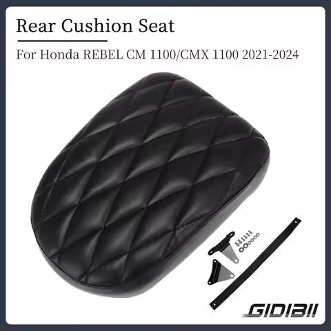 1 Set Black Passenger Seat Compatible With Honda REBEL CMX 1100 CM 1100 2021 2022 2023 2024 Pillion 