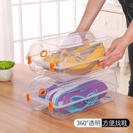 Shoe Box Shoe Storage Organizer Transparent Plastic Dustproof Shoe Cover Shoe Rack Storage Organizer
