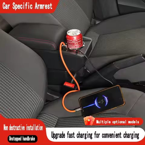 Car Elantra Touring i30 i30cw Armrest box﻿ rest arm central content store case console storage elbow