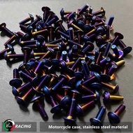 Suitable for Yamaha r1/r6/r3/r25/fz1/fz6 Modified Stainless Steel Whole Car Shell Screws Windshield 