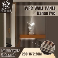 [2.9 meters x 16 cm] Wood Panel PVC panel board pvc wall panel/wpc wall panel Solid Wood Panel Board