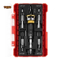 TCT Countersink Set Dual-slot Design 82-degree Screw Angle Wrench Included