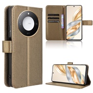 Cho Honor X9C vỏ thông minh Điện thoại nắp gập chủ đứng trường hợp Honor X9C ốp thông minh Ví mặt sa