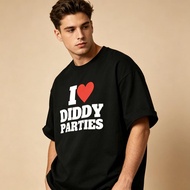DIDDY PRINTED TEES Men Loose Streetwear Printed Graphic Shirt Blend HW+297