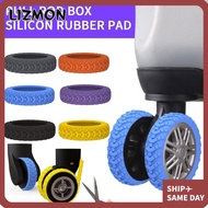 LIZMON 4PC Travel Luggage Caster Shoes - Quiet Wheel Protectors