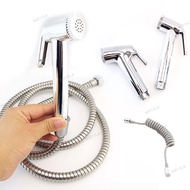 2 Types ABS Toilet Bathroom Hand Held Bidet Shower Sprayer Head Spray Spring Water Hose Ass Clean Tube Home Tap WB15SG