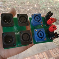 Panel belakang Terminal belakang bok power amplifier N9000 P9000 N7000 PCX3 PCX2 N10000 CA10 CA20 CA