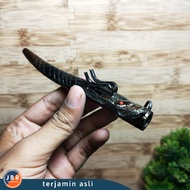 Pipa Akar Bahar Hitam Asli Ukir Naga - pipa rokok pipa rokokk unik pipa cangkong