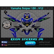 Decals for Sniper 150 V12