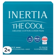 Inertia The Cool Cotton Cover Sanitary Pad Large 28cm 12ea x 2 Packs with Wings MGA