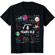 Square Root Of 4 2nd Birthday 2 Year Old Gifts Math Lover T-Shirt