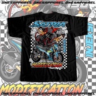Suzuki 2025 fashion Satria F150 Motorcycle T shirt / Baju Microfiber Jersi / Automotive T-shirt / Ra
