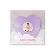 JISOO - MINI ALBUM [AMORTAGE] VINYL (Pink ver.) & heart 粉膠 黑膠 心形
