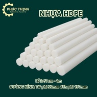 HD PE Plastic - White Tree - Length 50cm - 1m - Width 55-150mm - Smooth Surface - Easy to Machin, Co