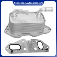 06E117021G 06E117021L Engine Oil Cooler and Gasket 06E 117 021 G 06E117070D For VW Touareg Audi A6 A