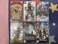 Switch 遊戲 紙片瑪利歐RPG,三國戰略,  Live A Live, pokemon 阿爾宙斯, 聖火降魔錄 Engage
