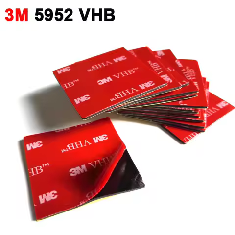 5pcs 4cmx4cm 3M VHB 5952 Heavy Duty Double Sided Adhesive Acrylic Foam Tape Good For Car Camcorder D