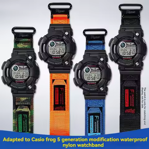 For CASIO G-SHOCK 3184 GWF1000 fifth generation frogman GWF-1000 Modified waterproof canvas watchban