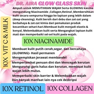 𝗗𝗢𝗞𝗧𝗘𝗥 𝗔𝗜𝗥𝗔 skincare 1 Paket Cream Pemutih Kulit Wajah Glowing Dr. aira Krim Pemutih Kulit Wajah Pal