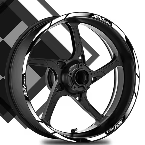 ADV350 Reflective Motorcycle Accessories Wheel Sticker Inside of Hub Decals Rim Stripe Tape For ADV3