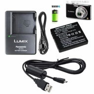 DMC-FX30 Panasonic Suitable for FX35 FX36 FX37 FX38GK camera battery charger + data cable. ttc7 +  c