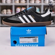 [GeekSneaker] Samba' Black White Gum' B75807 Low Tube Sneakers Version - Black MYAW