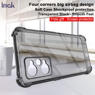 Original Imak Realme GT2 Pro Shockproof Casing Clear Soft TPU Case Realme GT Neo2 Neo 2 Silicone Back Cover Screen Film