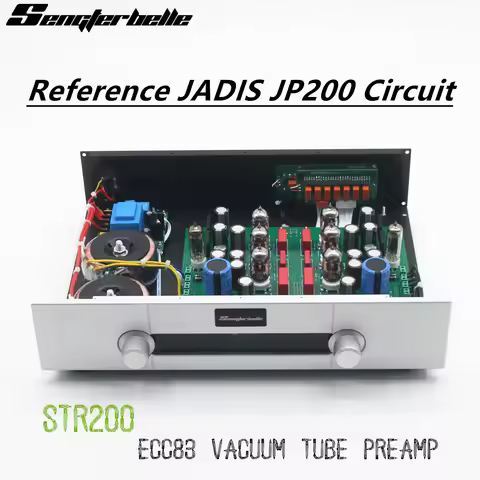 STR200 HiFi Stereo 12AX7/ECC83 Tube Remote Control Pre-Amp Reference JADIS JP200 Circuit