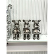 Bearbrick Bear Statue Model Covered With Mirror 28cm Home decor, Luxurious, Cheap Price