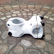 BICYCLE STEM 25.4mm 5cm WHITE ALLOY FORK 28.6mm HANDLEBAR 25.4mm