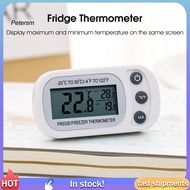 PP   Fridge Thermometer Anti-humidity High Accuracy IPX3 Waterproof Electronic Magnetic Fridge Temperature Meter for Home