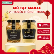 MAILLE - Dijon Mustard, Dijon Originale, Traditional Dijon Mustard - GYOMU JAPAN
