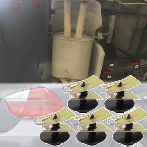 5Kit For BMW E30 E34 E46 E61 E81 E82 E91 E93 F07 F11 F30 F34 M3 U Nut Hex Screw Speed Fastener Under